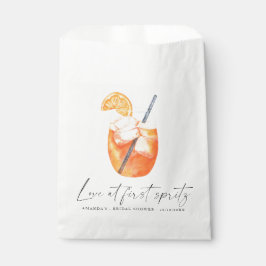 一口で恋に落ちるAperol Spritzのブライズシャワー フェイバーバッグ