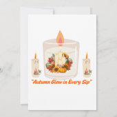 「一口に咲く秋 招待状 (裏面)