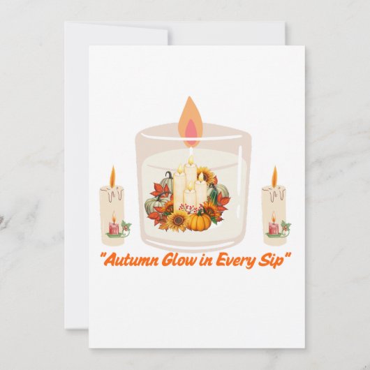 「一口に咲く秋 招待状 (裏面)