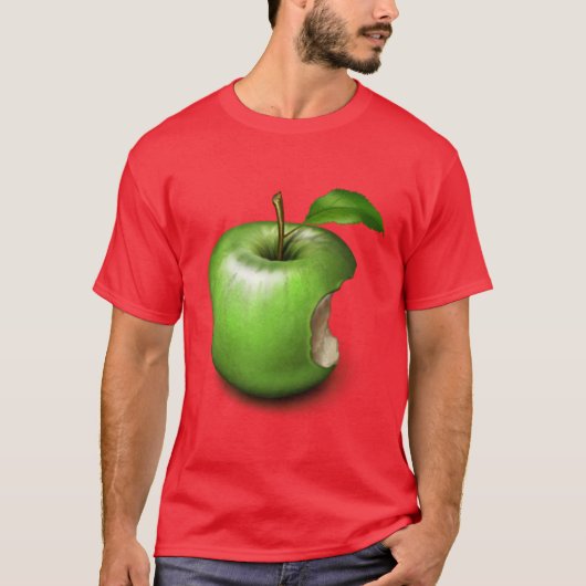 一口のりんご Tシャツ (正面)