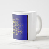 「一口のアーティストデザインMの優雅さ ジャンボコーヒーマグカップ (正面右)