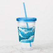 一口のサメを食べに私たちと一緒に アクリルタンブラー (左)