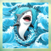 一口のサメを食べに私たちと一緒に ウィンドウサイン (シート3)