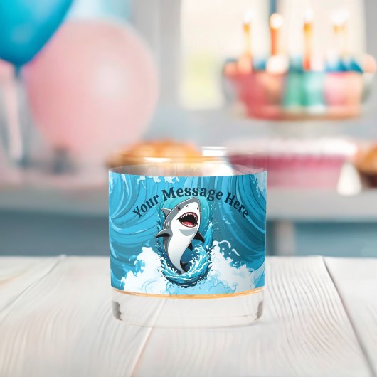 一口のサメを食べに私たちと一緒に ウイスキーグラス (インサイチュ (ベビーシャワー))