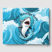 一口のサメを食べに私たちと一緒に ゲストブック (裏面)