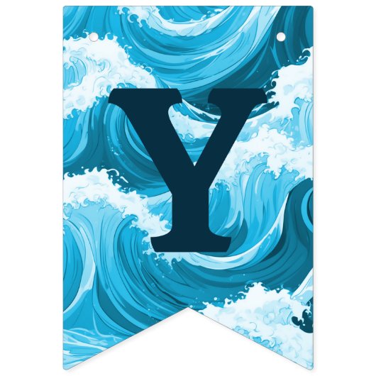 一口のサメを食べに私たちと一緒に バンティングフラッグ (第1の旗)