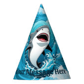 一口のサメを食べに私たちと一緒に パーティーハット (正面)