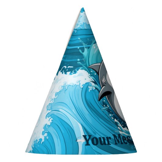 一口のサメを食べに私たちと一緒に パーティーハット (左)