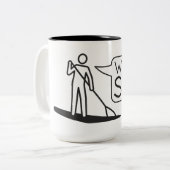 一口のマグはである何 ツートーンマグカップ (正面左)