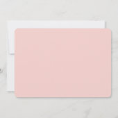 一口の一口のHooray黒板の素朴な大人の誕生日 招待状 (裏面)