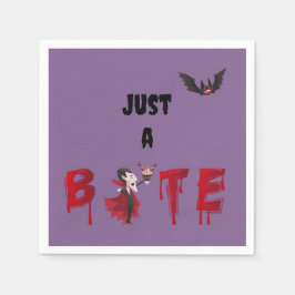 一口の吸血鬼のカクテルナプキン スタンダードカクテルナプキン