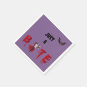 一口の吸血鬼のカクテルナプキン スタンダードカクテルナプキン (角)