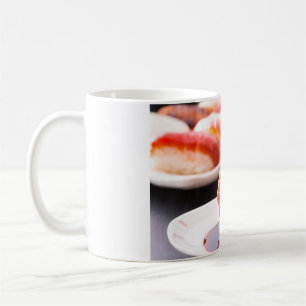 一口の幸せ｜とろけるまぐろと醤油の瞬間 コーヒーマグカップ