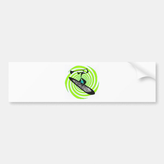 一口の新しい催眠薬 バンパーステッカー (正面)