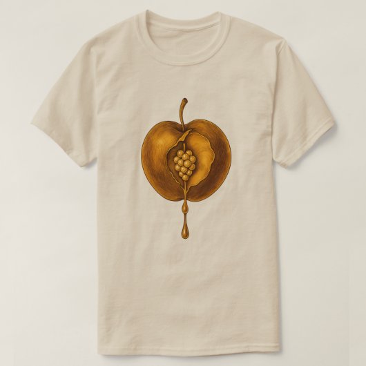 一口の金ゴールド Tシャツ (デザイン正面)