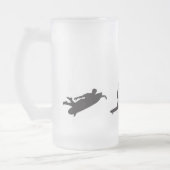 一口はマグを展開させます フロストグラスビールジョッキ (左)