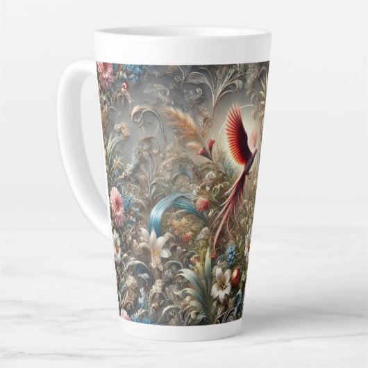 一口一口で心を目覚めさせる カフェラテマグ (左アングル)