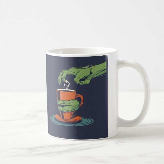 一口一口の芸術性 コーヒーマグカップ (右)