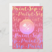 一口及びペンキ 招待状 (正面/裏面)