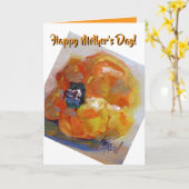 一口可愛い玉#171003母の日 カード (黄色い花)