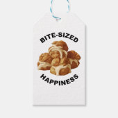 一口大の幸福度プロフィテロール ギフトタグ (正面)