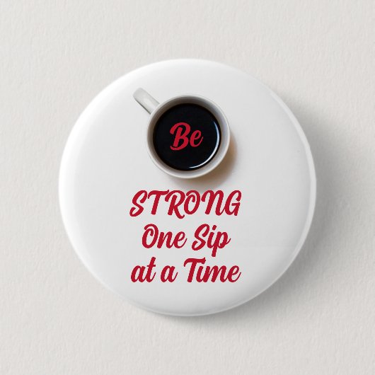 一口強い 缶バッジ (正面)