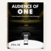 一名試パーソナライズされた験の聴衆 ノートブック (正面)