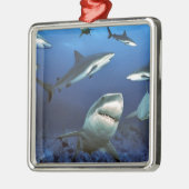 一周の鮫 メタルオーナメント (左)