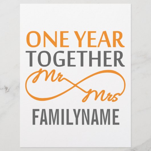 一周年記念ギフト (正面)