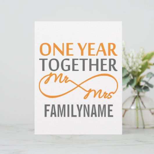 一周年記念ギフト (スタンド正面)