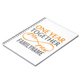 一周年記念ギフト ノートブック (左側)