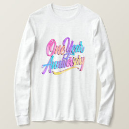一周年記念ロングスリーブストップ Tシャツ