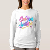 一周年記念ロングスリーブストップ Tシャツ (正面)