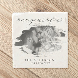 一周年記念結婚の一年 ストーンコースター