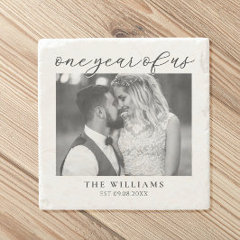 一周年記念結婚の一年 ストーンコースター