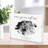 一周年記念結婚の一年 フォトブロック