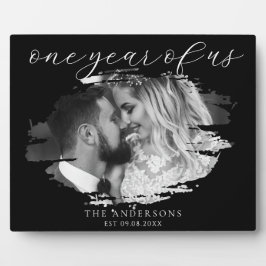 一周年記念結婚の一年 フォトプラーク