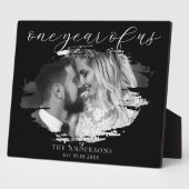 一周年記念結婚の一年 フォトプラーク (側面)