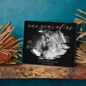 一周年記念結婚の一年 フォトプラーク (側面)