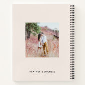 一周年記念結婚贈り ノートブック (裏面)