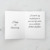 ***一周年***恋感じの日 カード (内部)