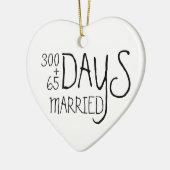 一周忌結婚の妻結婚した夫 セラミックオーナメント (左)