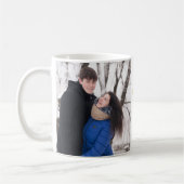 一周結婚記念ラブ引用文 コーヒーマグカップ (左)