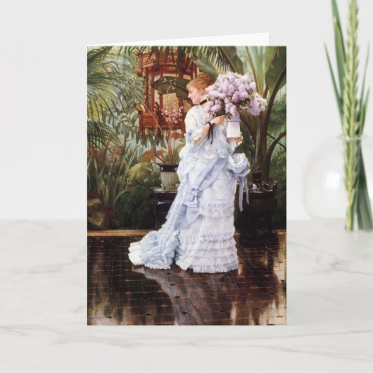 一団のライラック カード (正面)