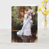 一団のライラック カード (黄色い花)