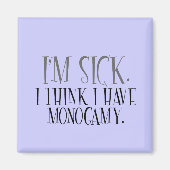 一夫一婦制の流行磁石 マグネット (正面)