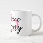 一夫多妻を抱く ジャンボコーヒーマグカップ (右)