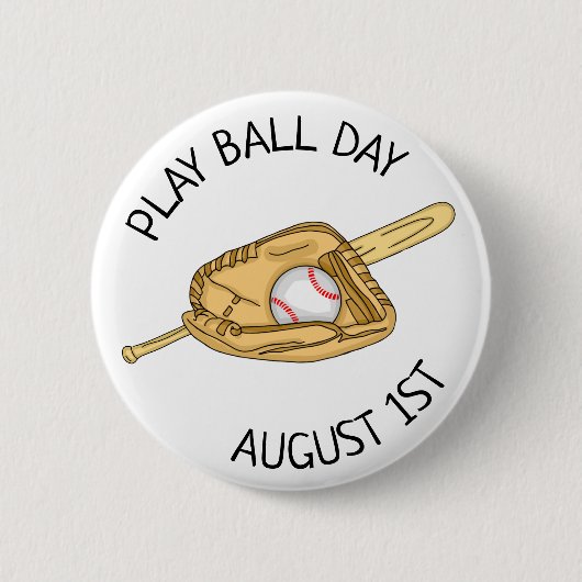 一威厳がある日はボ遊ルデー 缶バッジ (正面)