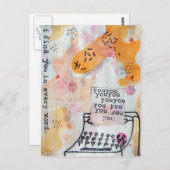 一字一句はがきに君を見つける ポストカード (正面/裏面)