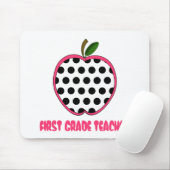 一学年の先生の水玉模様Apple マウスパッド (マウス)